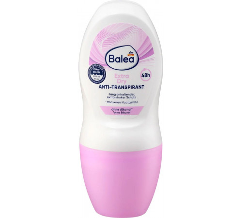 Дезодорант - антиперспірант кульковий жіночий Balea Extra Dry 50 мл