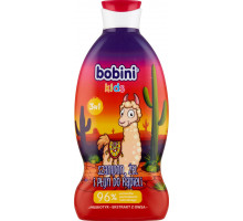 Шампунь-гель-пена для детей Bobini Kids Lama 3 в 1 330 мл