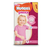 Підгузники-трусики дитячі Huggies Pants Box  (5) 12-17 34 шт для дівчаток