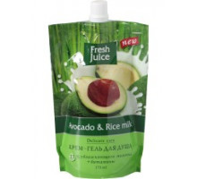 Гель для душа Fresh Juice 170 мл Avocado-Rice milk