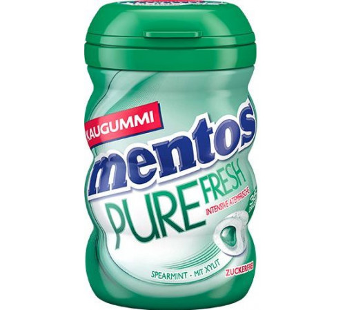 Жевательная резинка Mentos Pure Fresh Spearmint 35 шт в банке Жевательная резинка Mentos Pure Fresh Spearmint 35 шт в банке