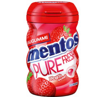 Жевательная резинка Mentos Pure Fresh Strawberry 35 шт в банке