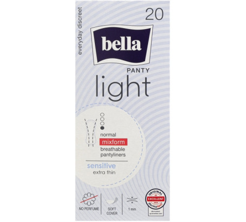 Щоденні прокладки Bella Sensitive 20 шт