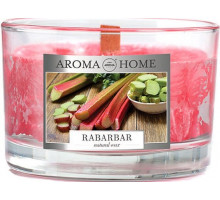 Ароматизована свічка з натурального воску Aroma Home Rabarbar 115 г