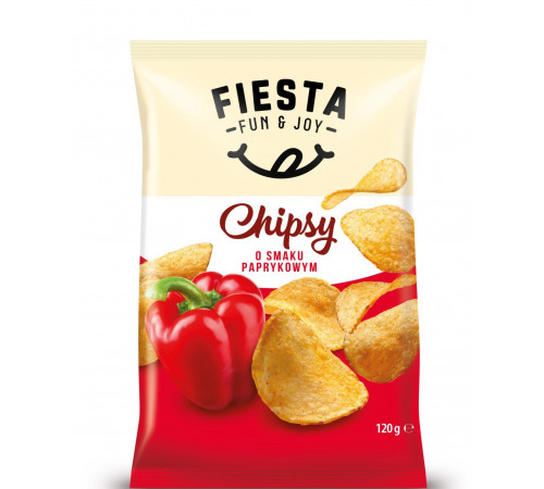 Чіпси Fiesta o smaku Paprykowym 120 г