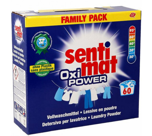 Пральний порошок Sentimat Oxy Power 3.3 кг 60 циклів прання