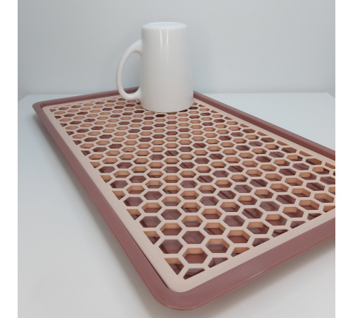 Сушка для стаканів пластикова Bursev plastic 1135 08 41.5х24х2.5 см