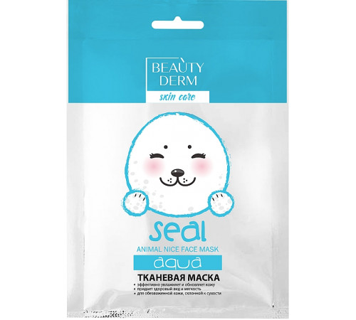 Тканевая маска Увлажняющая Beautyderm Animal Seal 25 мл