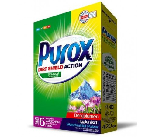Стиральный порошок Purox Universal Color+White 420 г