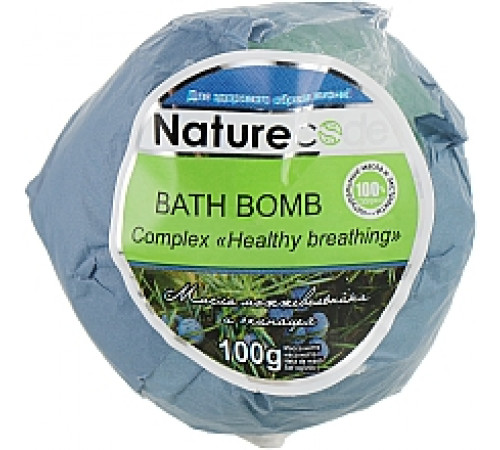 Бомбочка для ванны Nature Code Healthy breathing 100 г
