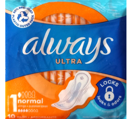 Гигиенические прокладки Always Ultra Normal (Размер 1) 10 шт