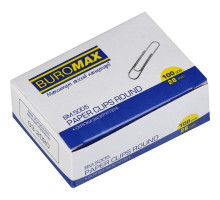 Скріпки нікельовані Buromax 5005 28 мм 100 шт