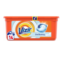 Гелеві капсули Vizir All in1 Sensitive для делікатного прання 14 шт (ціна за 1 шт)