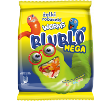 Желейные конфеты Blublo Mega Червячки 160 г