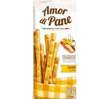 Хлебные палочки Helcom Amor di Pane с Сезамом 125 г