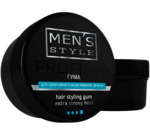 Гума для креативного моделювання зачіски Вікі ProfiStyle Men's 80 мл