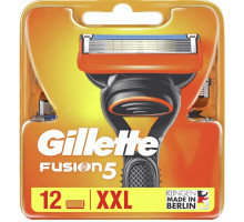 Сменные картриджи для бритья Gillette Fusion5 12 шт (цена за 1шт)