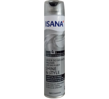 Лак для волос Isana Shine & Style фиксация 4 250 мл