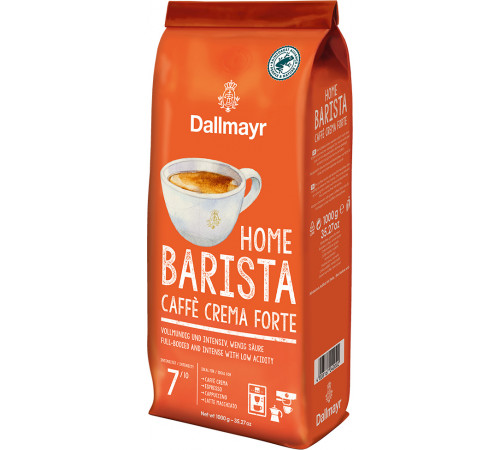 Кава в зернах Dallmayr Home Barista Crema Forte 1 кг
