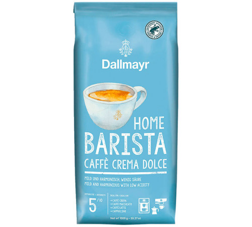 Кофе в зернах Dallmayr Home Barista Crema Dolce 1 кг