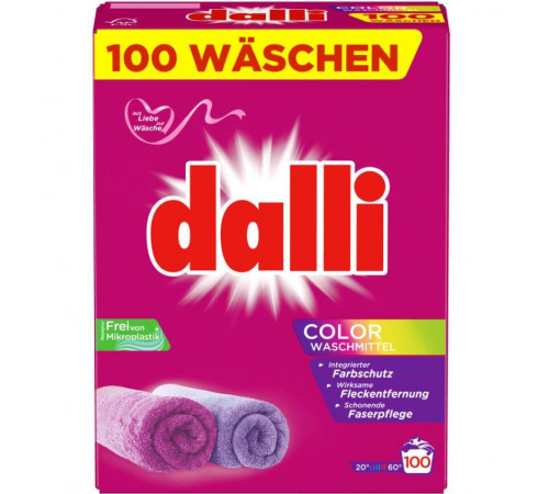 Стиральный порошок Dalli Color Waschmittel 6.5 кг 100 циклов стирки