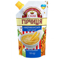 Гірчиця Королівський смак Американська лагідна дой-пак 130 г