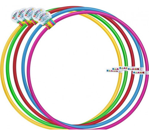 Обруч Bamsic 0168  кольоровий 70 см