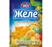 Желе IRIS зі смаком Тропічних фруктів 90 г
