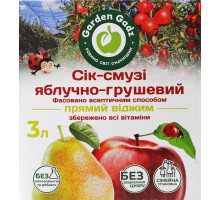 Сік-смузі Garden Gadz прямого віджиму Яблучно-грушевий 3 л