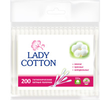 Ватные палочки Lady Cotton 200 шт пакет