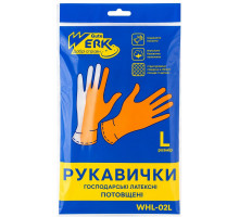 Рукавиці господарські латексні потовщені Werk WHL-02L розмір L 1 пара