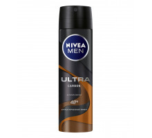 Дезодорант спрей чоловічий NIVEA  ULTRA Carbon антибактеріальний ефект 150 мл