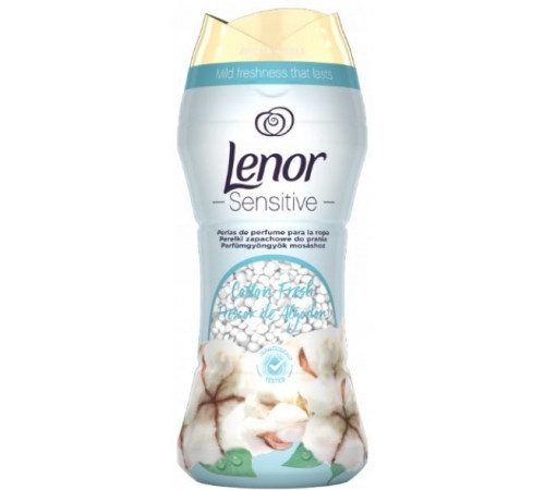 Ароматизатор для білизни в гранулах Lenor Sensitive Cotton Fresh 210 г