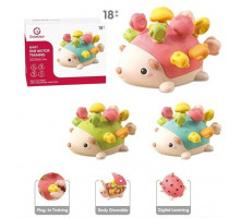 Логічна гра YL 1022-56 Їжак сортер, 12 грибів