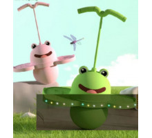 Дитячий джампінг С 69768 Жабка