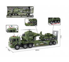 Машина WY 578 E Transport truck (танк, вертоліт, інерція, підсвічування, звуки)