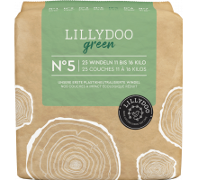 Эко-подгузники Lillydoo Green размер 5 (11-16 кг) 25 шт