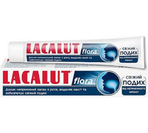 Зубна паста Lacalut Flora свіжий подих 75 мл
