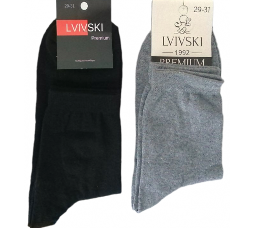 Шкарпетки чоловічі Lvivski Premium довгі розмір 29-31