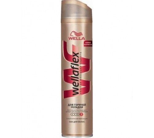 WellaFlex Лак для волос для гарячей укладки Супер сильная фиксация 250 мл