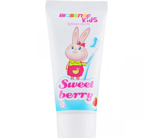 Дитяча зубна паста Bioton Biosense Kids Sweet berry 3+ років 50 мл