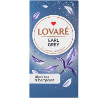 Чай чорний Lovare Earl Grey 24 пакетика 48 г