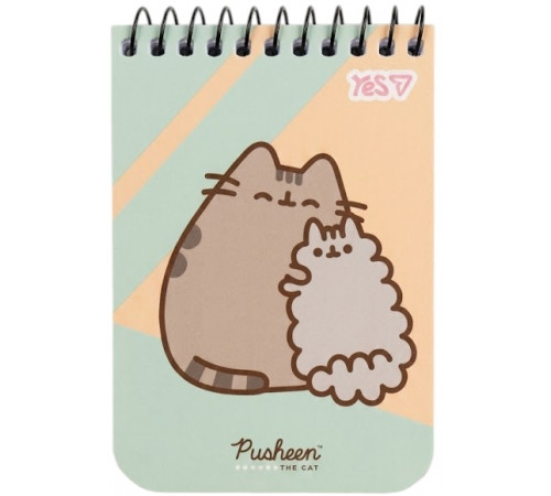 Блокнот Yes 152508 Pusheen А7 на пружині 80 аркушів