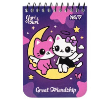 Блокнот Yes 152363 Best Friends Forever А7 на пружині 80 аркушів