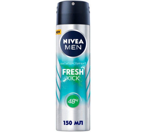 Дезодорант антиперспирант спрей мужской NIVEA Fresh Kick 150 мл