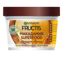 Маска Garnier Fructis Superfood Макадамия Разглаживание 390 мл