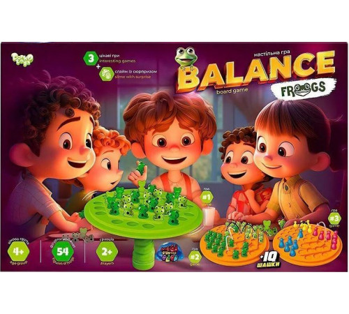 Настільна гра Danko Toys BalF-01 Balance Frogs