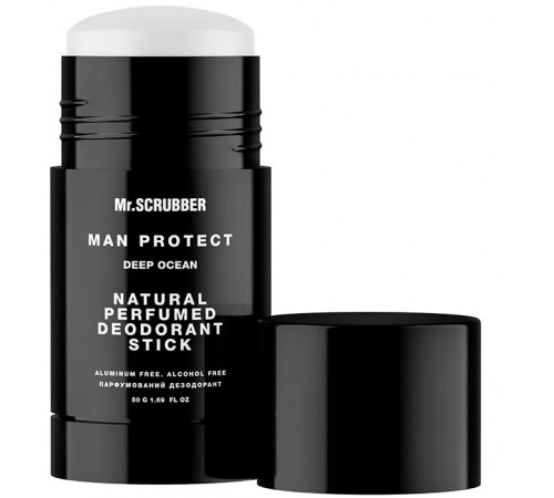 Натуральний парфумований дезодорант-стік чоловічий Mr. Scrubber Man Protect Deep Ocean 50 г