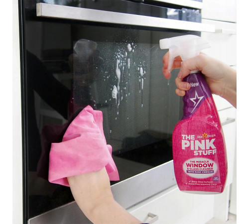 Засіб для миття скла та дзеркал The Pink Stuff Rose Vinegar спрей 750 мл