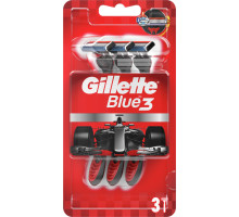 Бритви одноразові чоловічі Gillette Blue 3 Red 3 шт